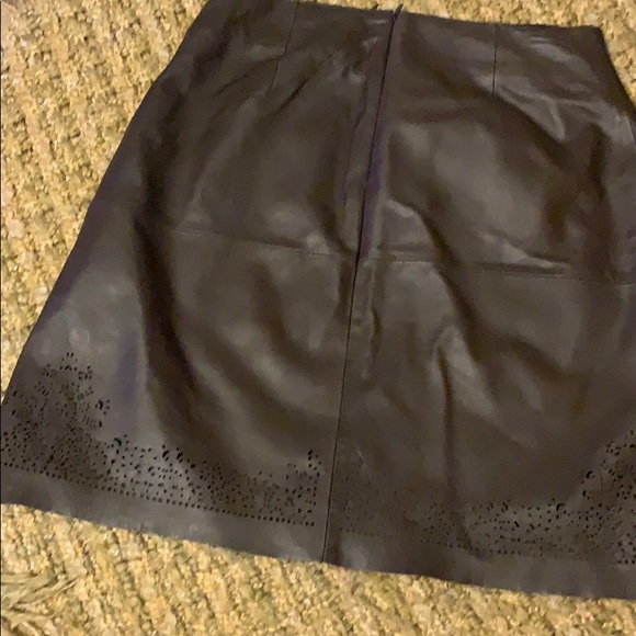 Etcetera Leather Skirt - Picture 3 of 4